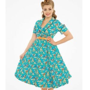 Lindy Bop bird swing dress.
